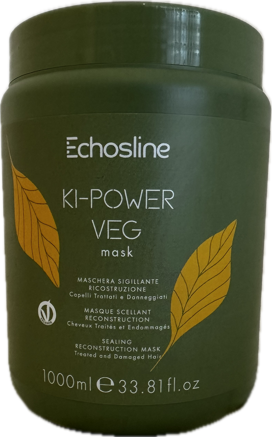 Echos Line Ki Power Veg Complex - Maschera sigillante ricostruzione 1000 ml